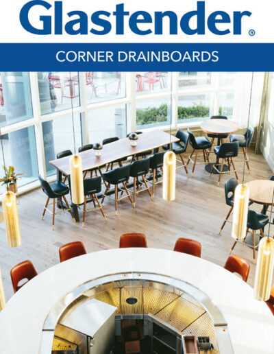 Glastender Corner Drainboards