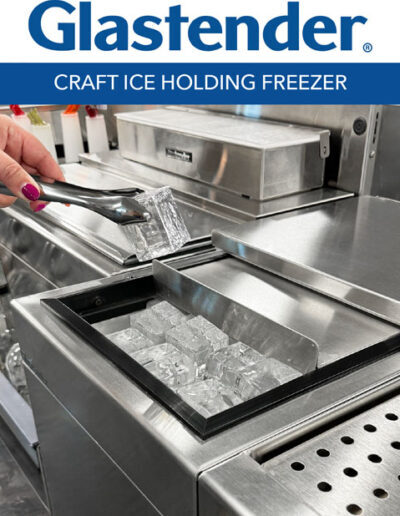 Glastender Craft Ice Holding Freezer