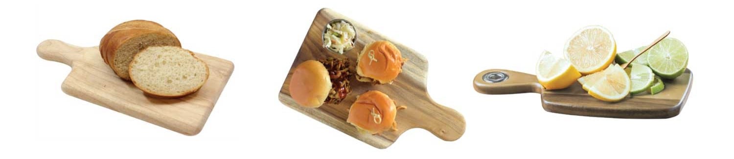 Melamine Olive Wood Serving Paddles