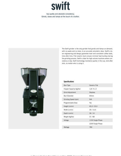 La Marzocco Swift
